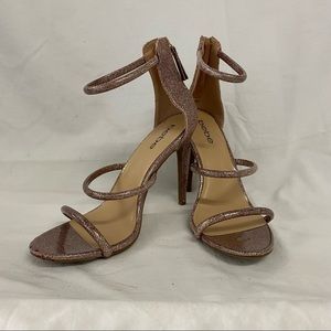 Bebe Berdine Strappy Stiletto Sandals size 8.5 New Without Box